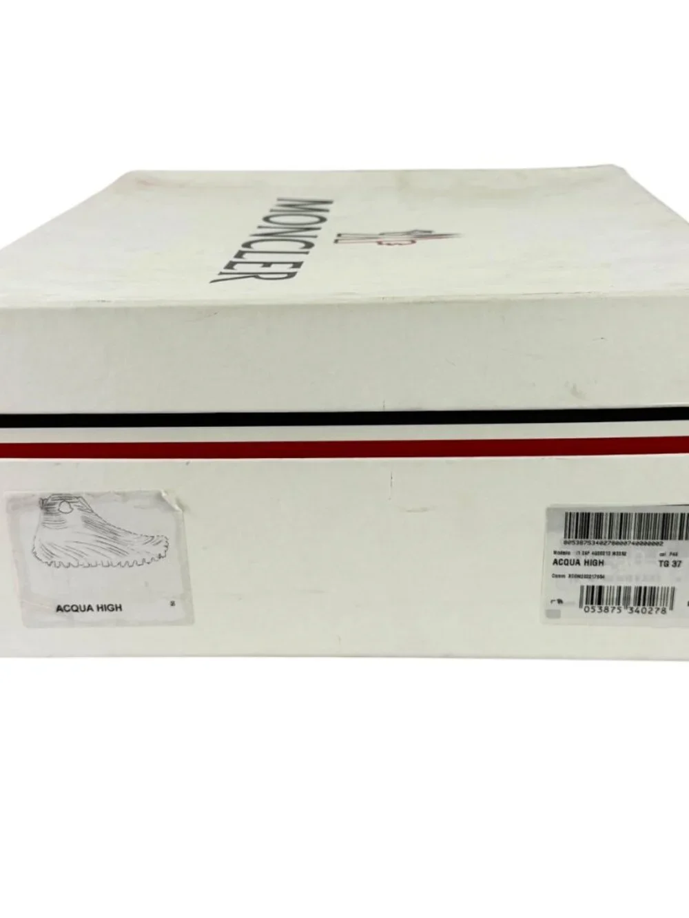 MONCLER Acqua High X Alicia Keys Pink Removable Sock Rubber Rain Boots 37 - 7US
